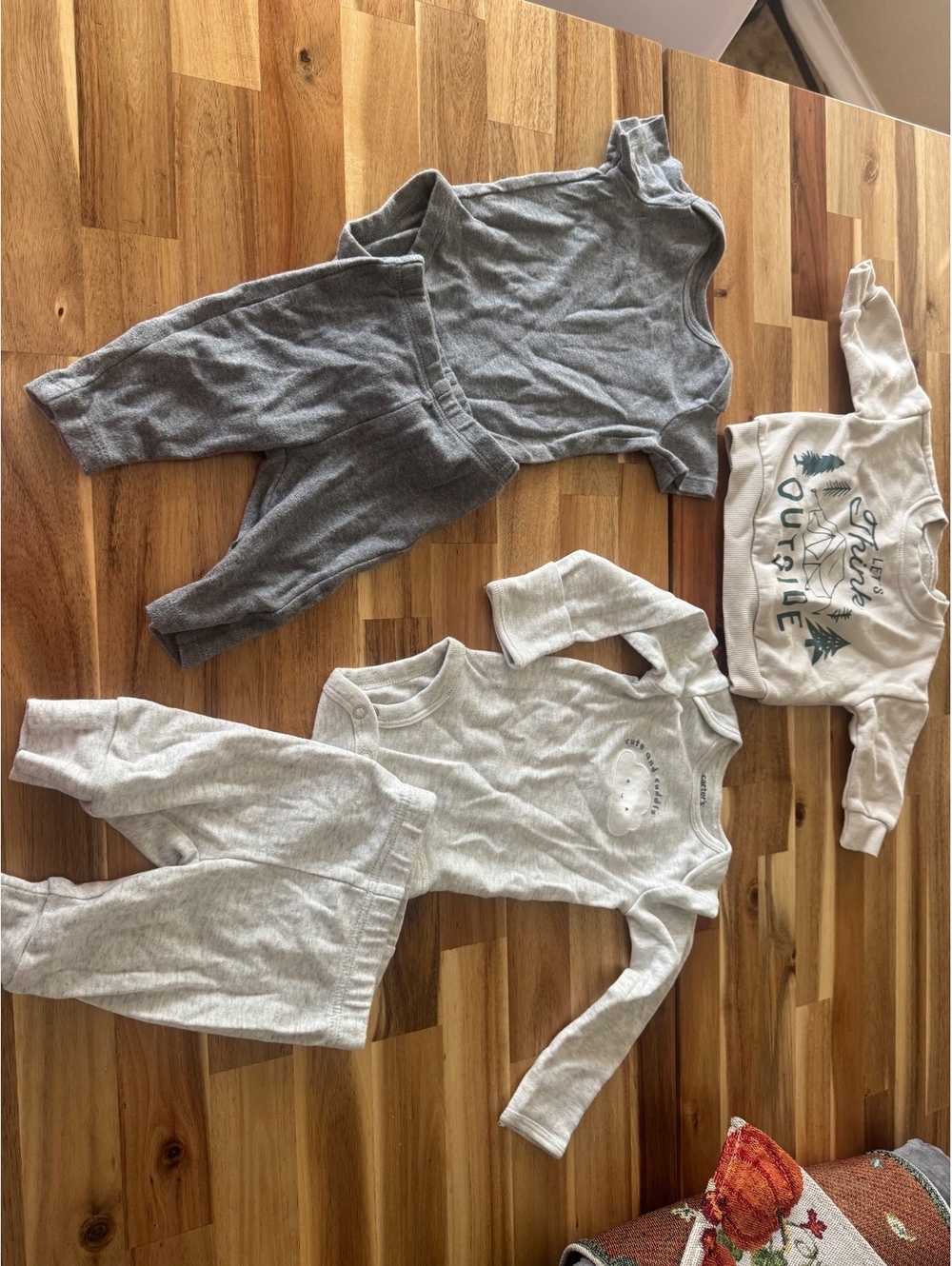 Baby Boy 3 Month Fall Winter Clothing Bundle Carter’s Mixed Brands 5 Piece Lot